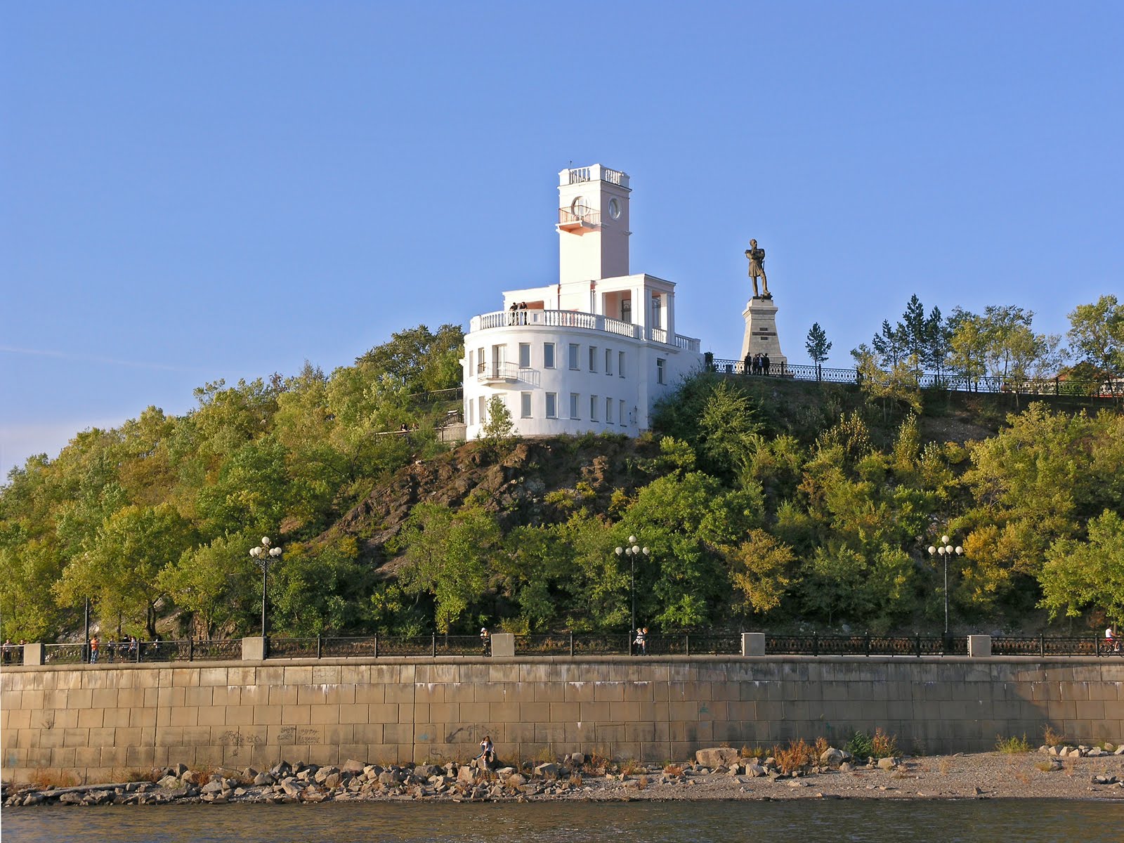 Хабаровск набережная утес