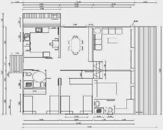 Planos de Casas: plano de casa con medidas