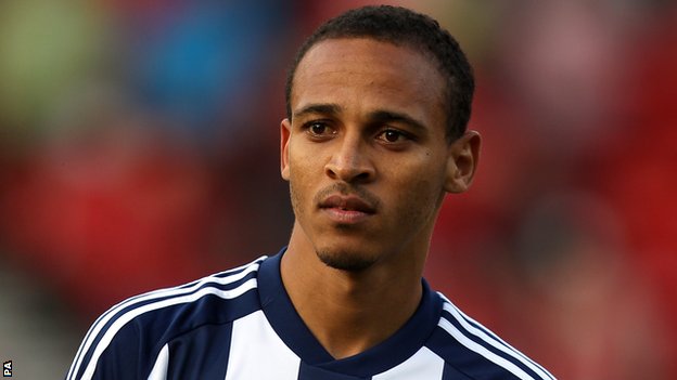 Peter Odemwingie tidak gembira di West Brom