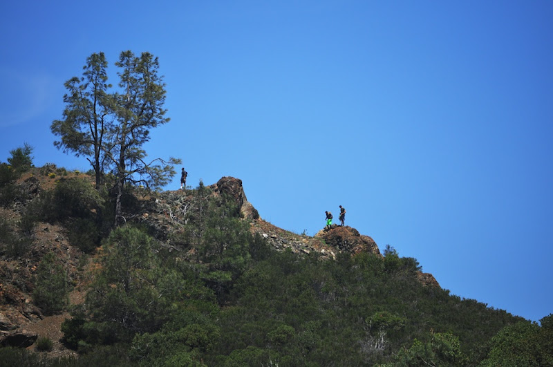 Mount Diablo trek hike california sunny green mountain