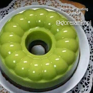 puding alpukat cara membuat pding alpukat