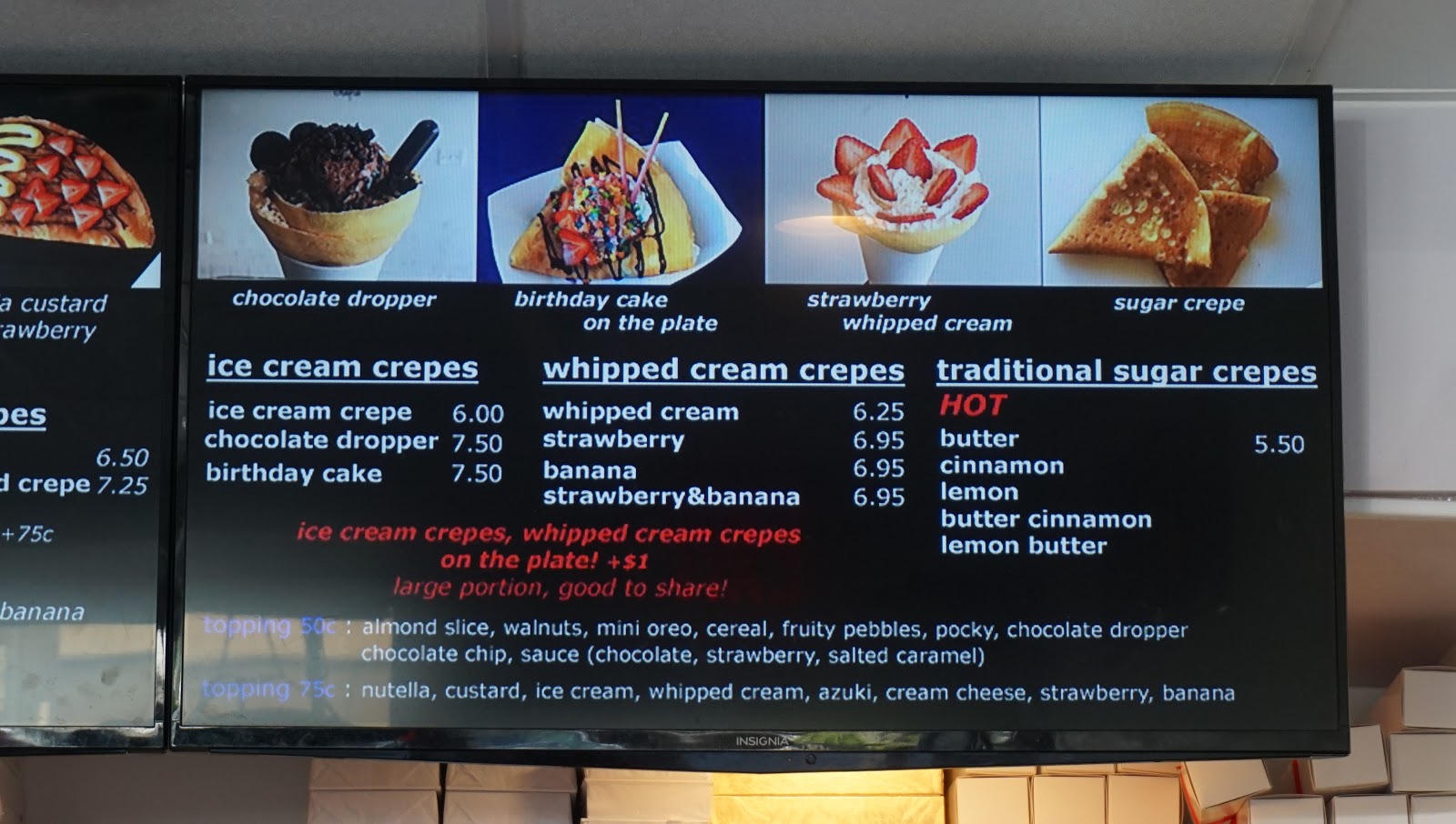 At Millet Crepe on Sawtelle, You Can Add A Crème Brûlée On Your Crepe!