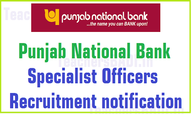 Punjab National Bank/PNB Specialist Officers 2016 Recruitment Punjab National Bank,PNB,Specialist Officers,Recruitment