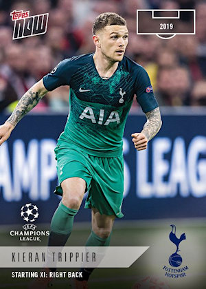 Topps Now Champions League 2018/19-21 Lucas Moura Tottenham  /84 