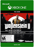 Wolfenstein 2: The New Colossus Game Cover Xbox One Digital Deluxe
