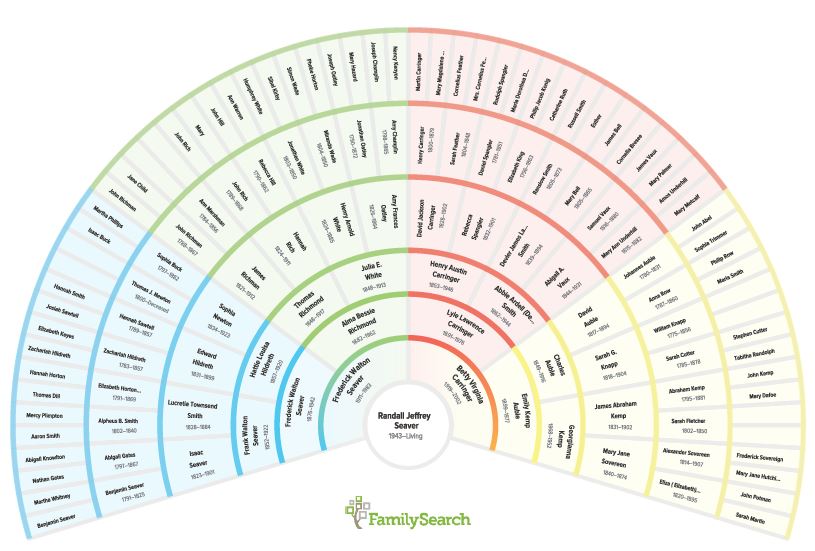 Family Tree Fan Chart Maker