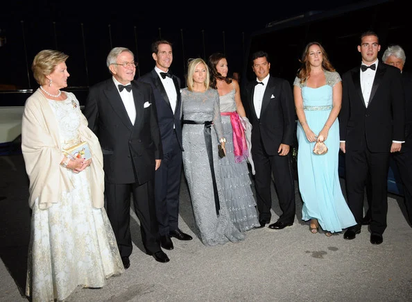 Princess Theodora, Queen Anne-Marie, Queen Sofia, Constantine II, Crown Prince Pavlos