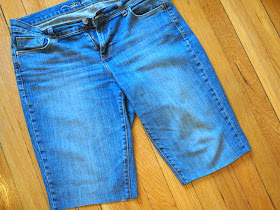 How to Make Scalloped Jean Shorts