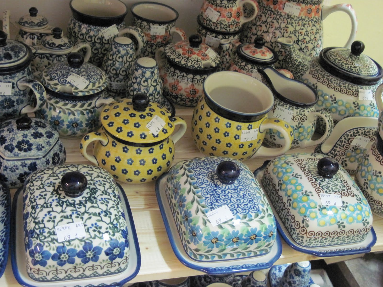 Our Polish Adventure Boleslawiec pottery!