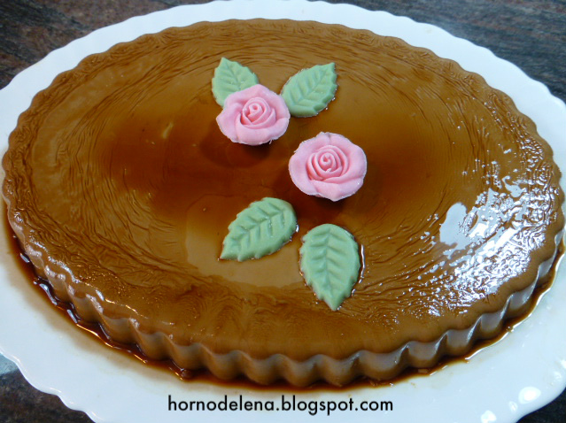 Tarta-flan de chocolate