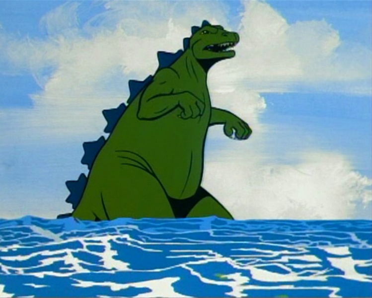 godzilla animated