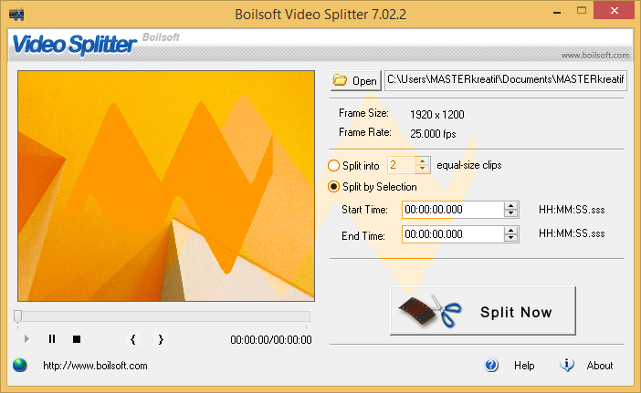 Boilsoft Video Splitter 7.02.2 Boilsoft Video Splitter 7.02.2