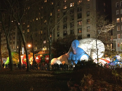 Macy's Ballons Pumped on Upper West Side