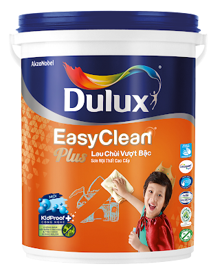 Sơn nội thất Dulux EasyClean Plus lau chùi vượt bậc