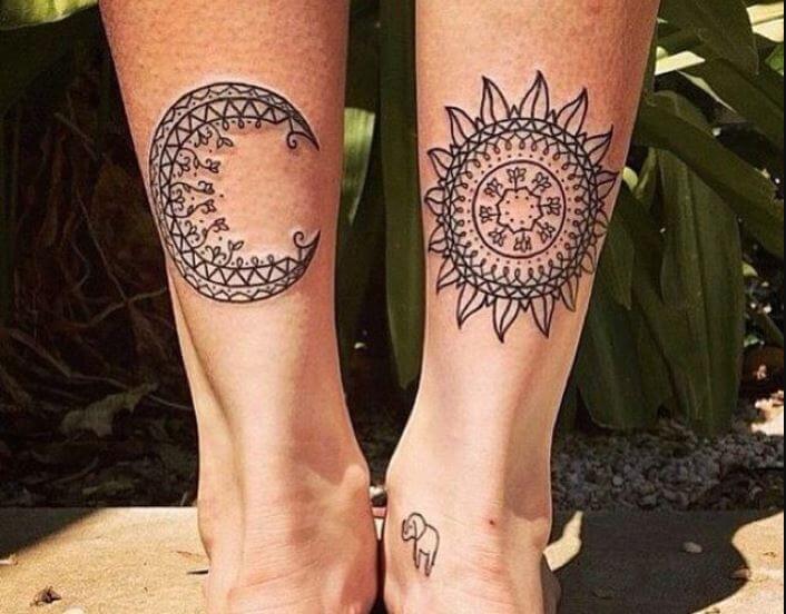 50 Sun and Moon Tattoos Ideas for Couples (2018) - TattoosBoyGirl