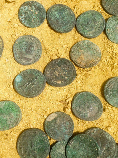 Park workers in Spain discover huge Roman coin trove Park workers in Spain discover huge Roman coin trove