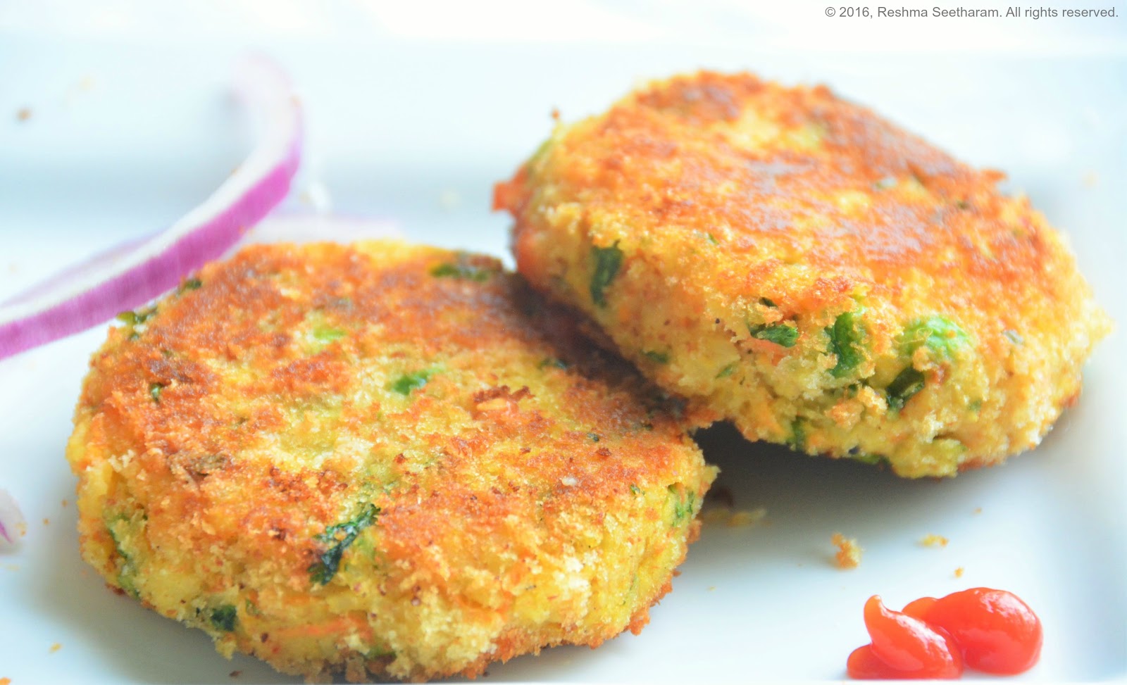 Foxtail millet vegetable burger patties