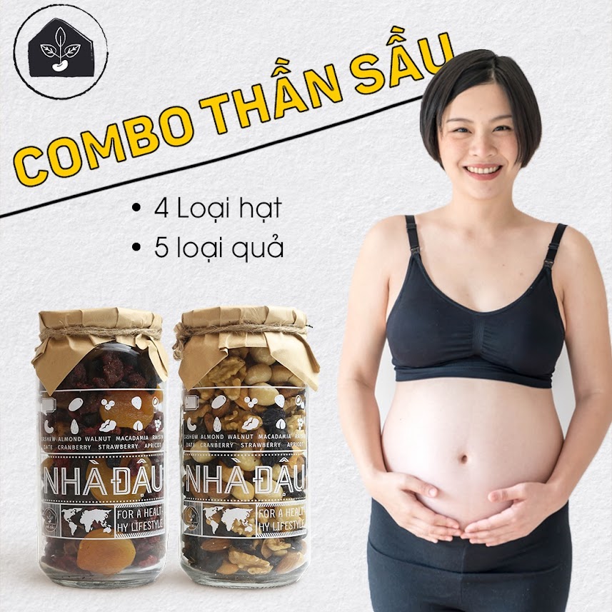 Thai kỳ khỏe mạnh với nguồn dưỡng chất dồi dào từ hạt dinh dưỡng