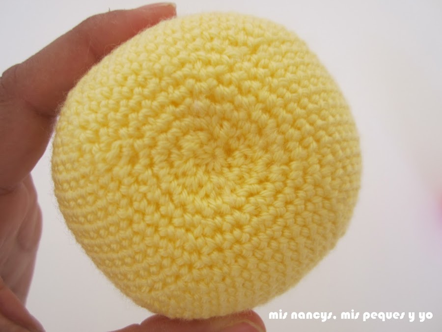 mis nancys, mis peques y yo, peras amigurumi, detalle parte inferior
