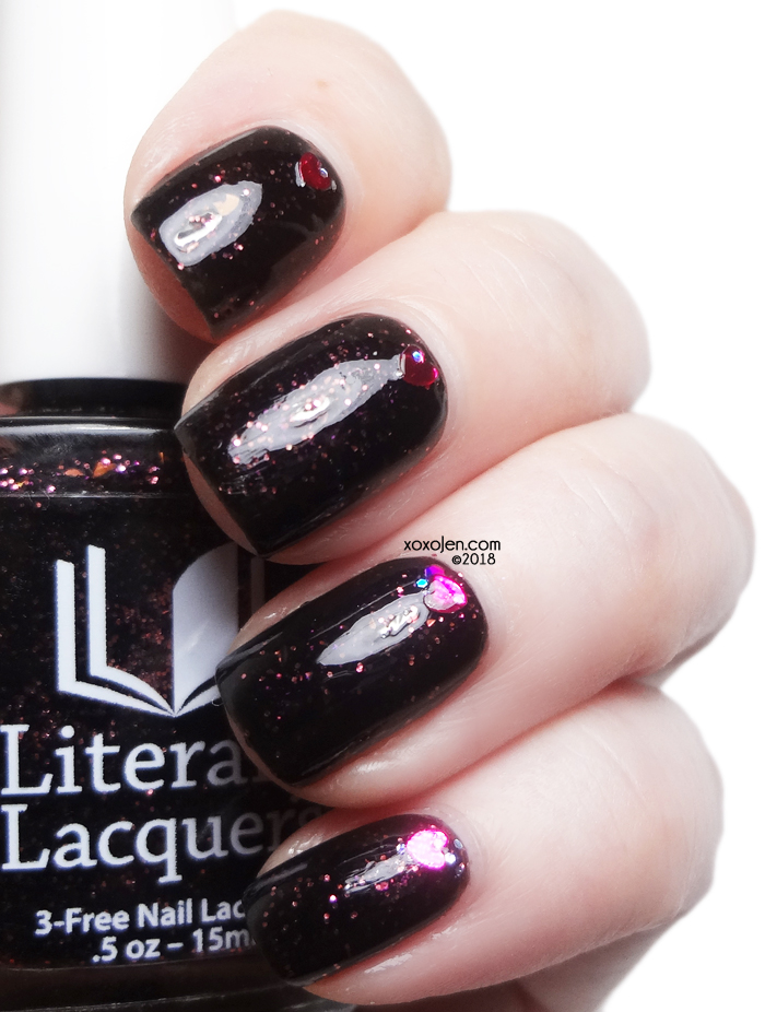 xoxoJen's swatch of Literary Lacquers The Man in Black