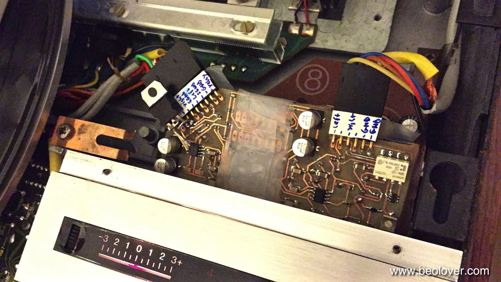 beolover Beogram 4002 RIAA Preamplifier First Prototype Installed