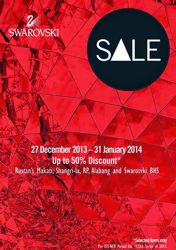 Manila Shopper Swarovski End of Season SALE Dec 2013Jan 2014