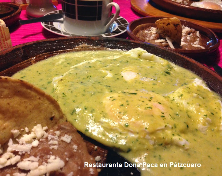 Breakfasts in Patzcuaro are delicious