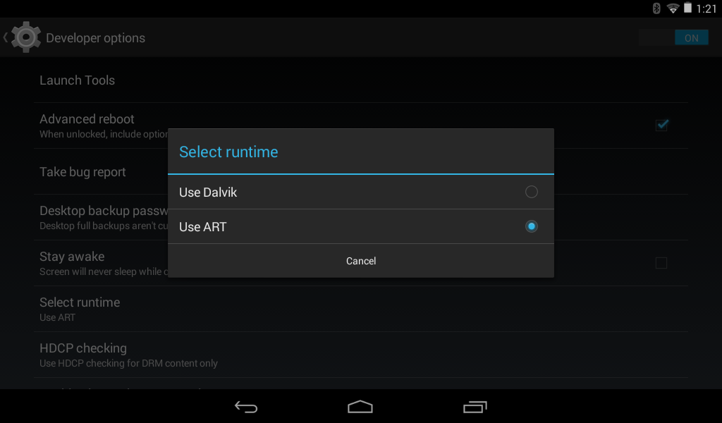 Runtime test. Runtime test