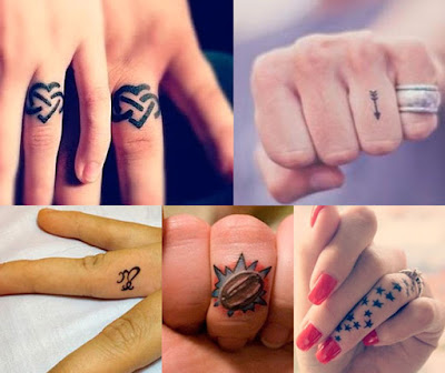 ART and TATTOO: Tattoo on the hands and fingers