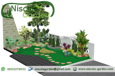 Desain Taman Minimalis dan Taman Tropis