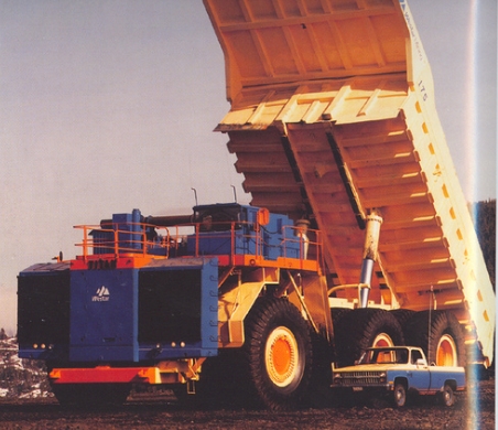 Terex Titan канадский самосвал