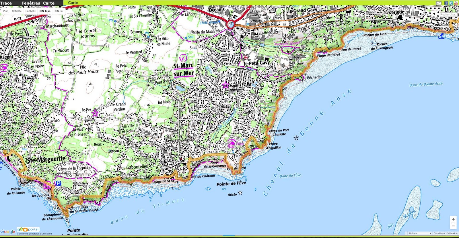 Rando 780 CARTES RANDO de St NAZAIRE