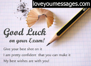 good luck messages for exam