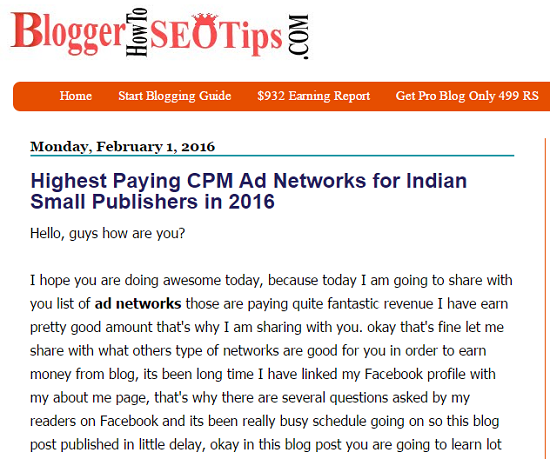 CPM Networks in India, Highest Paying