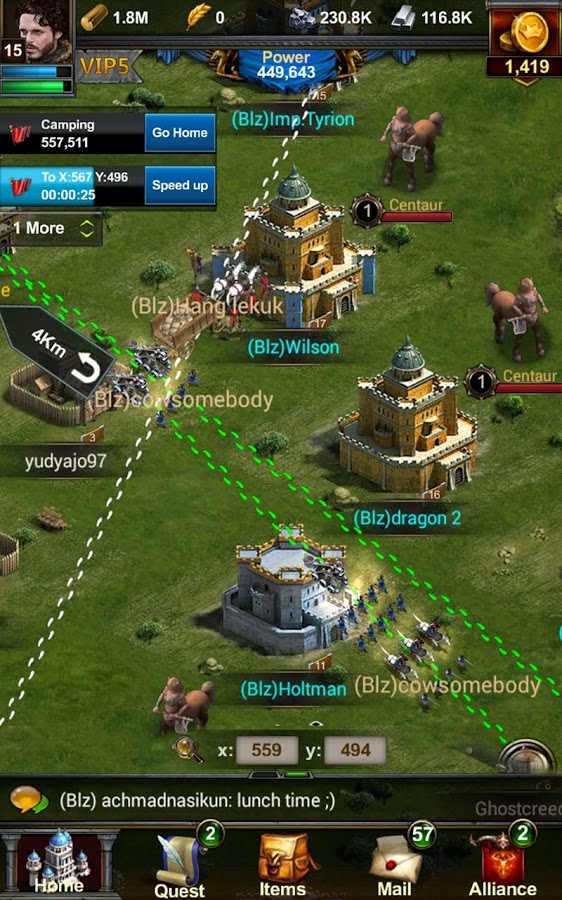 Download/Install Clash Of Kings Android Game for PC[windows 