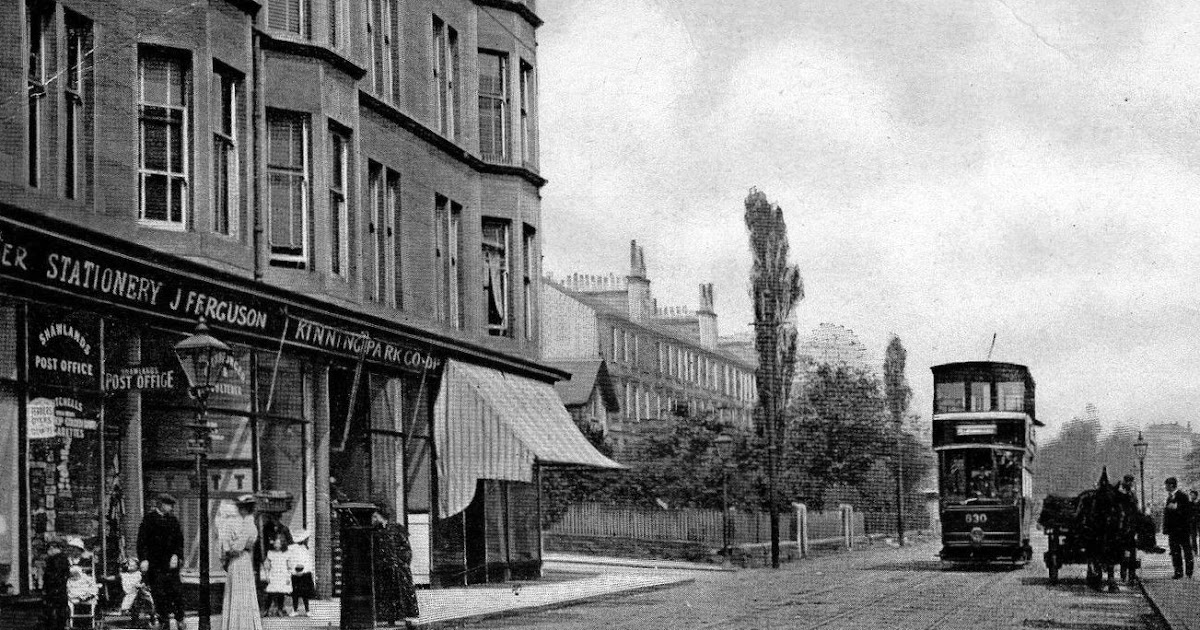 Tour Scotland Photographs Old Photograph Kilmarnock Road Shawlands