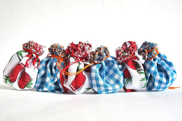 DIY kleine kadozakjes/homemade small gift bags