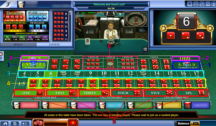 Cara Bermain Sic Bo Atau Judi Dadu Online Live Casino - Tips Bermain