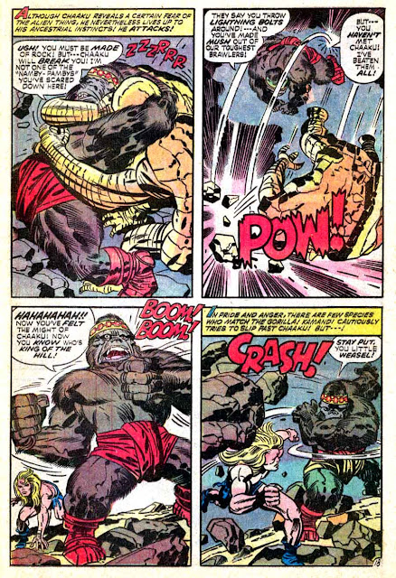 Kamandi v1 #3 dc 1970s bronze age comic book page art by Jack Kirby, Mike Royer Kamandi v1 #3 dc 1970s bronze age comic book page art by Jack Kirby, Mike Royer