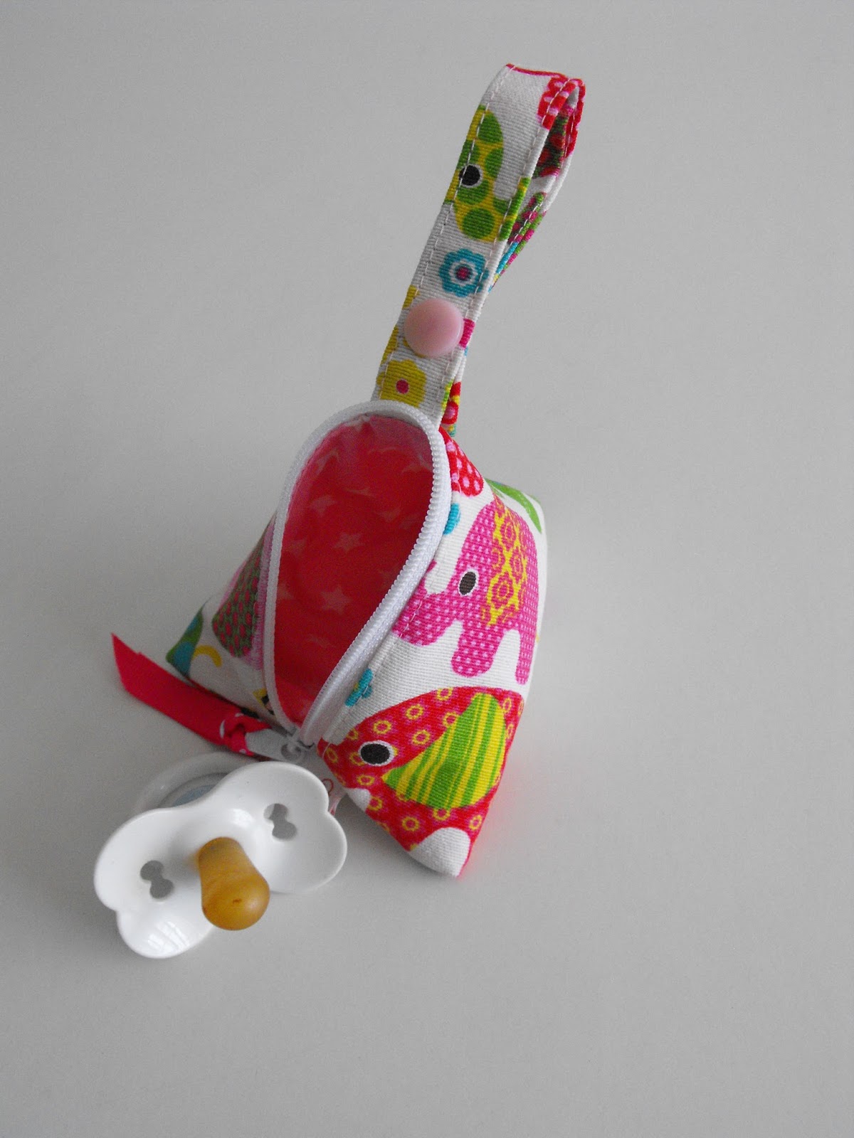 elephants green and blue brown paci pod pacifier holder