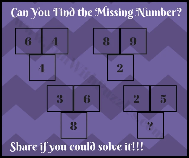 Tricky Picture Math Number Puzzle Riddle for Teens