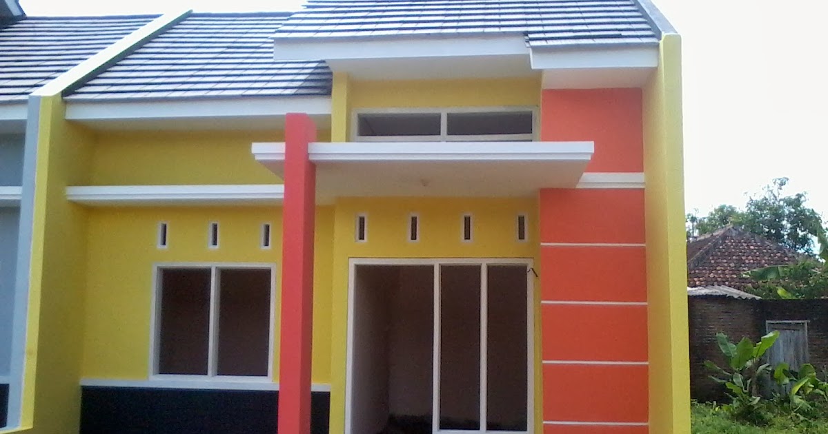 contoh cat rumah bagian luar
