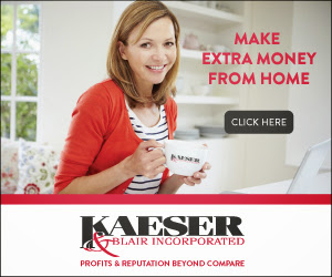 Become an Independent Dealer Working From Home with Kaeser & Blair and Giveaway Ends 6/30 via ProductReviewMom.com