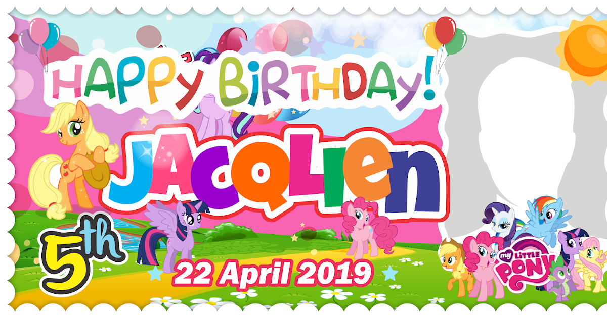 Spanduk Ulang Tahun Anak Vector CDR dan PNG Format .cdr