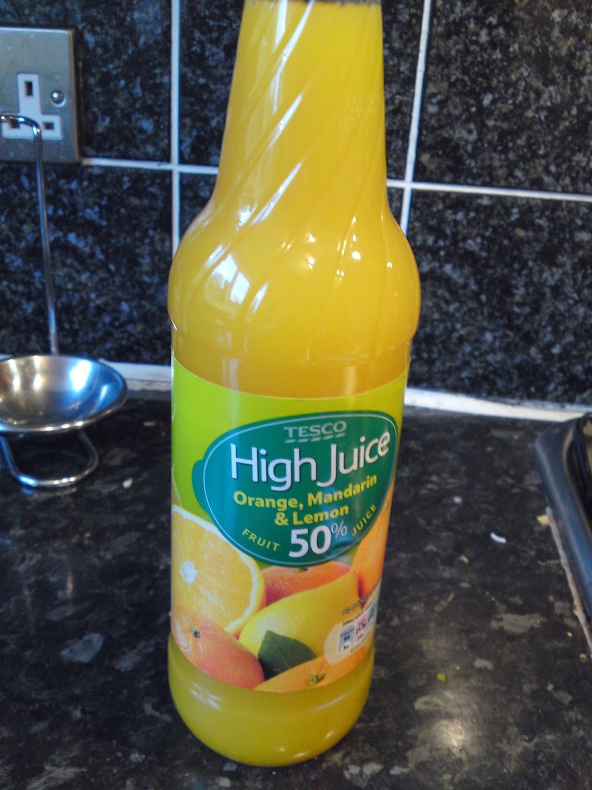Lactose Free UK Tesco High Juice Orange, Mandarin and Lemon