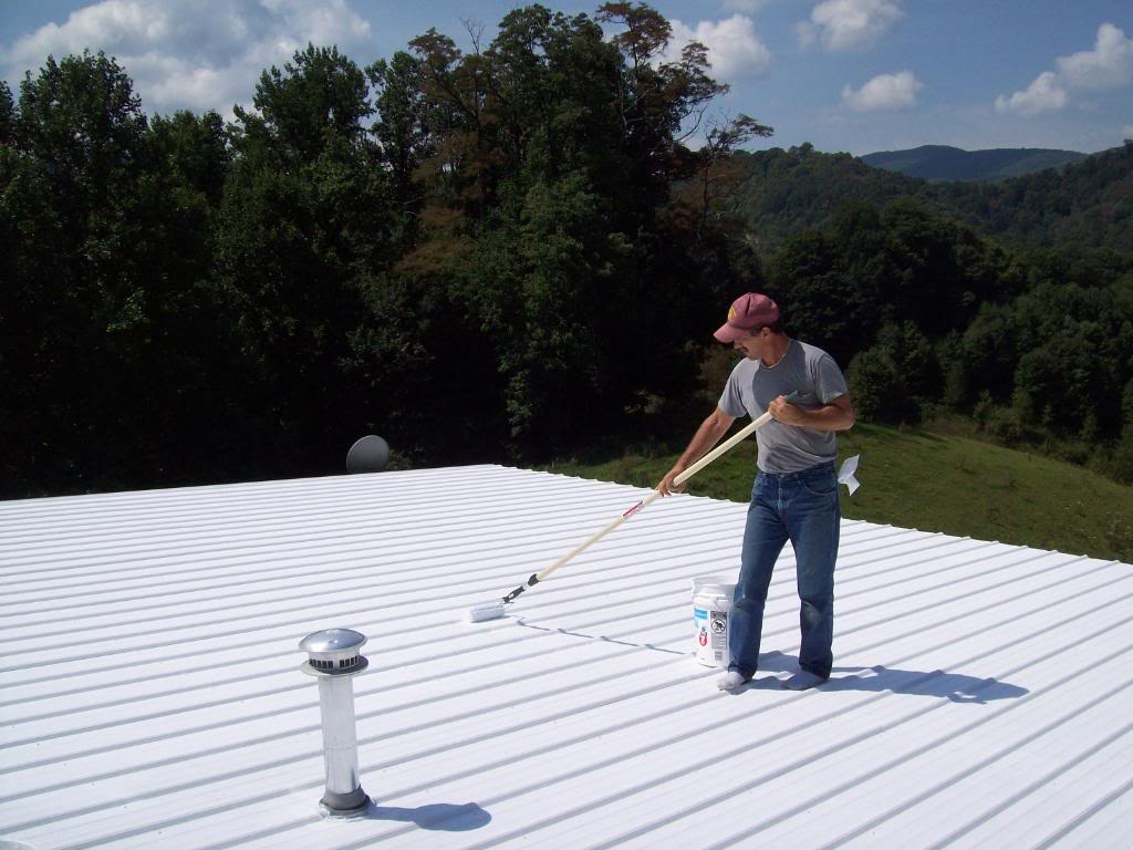 Mike and Lisa's World Chapter 89...Kool Seal For The Metal Roof