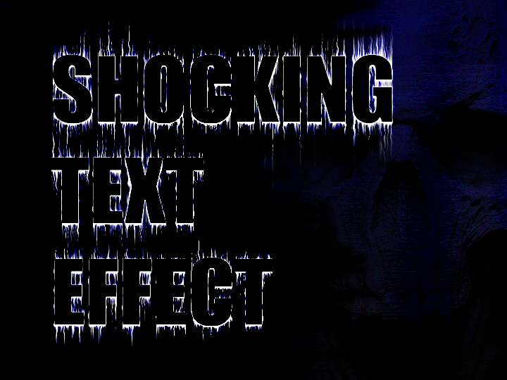 Design Study: Adobe Photoshop / Shocking Text Effect