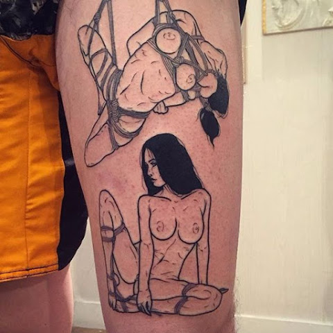 15 Intense Shibari Tattoos 15 Intense Shibari Tattoos
