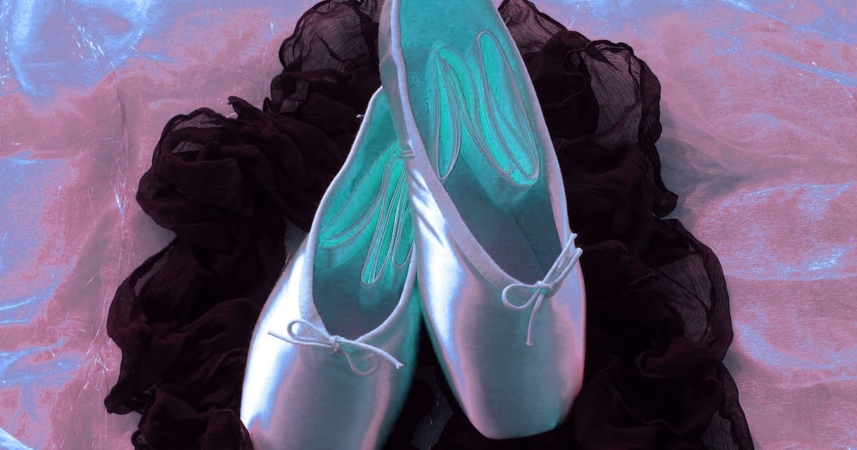 pale blue ballet shoes
