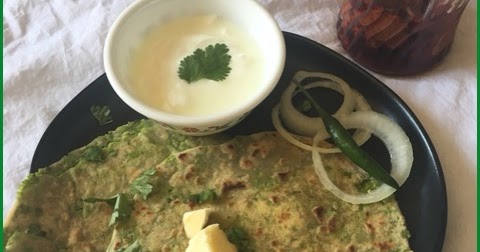 Green Peas Paratha / Matar Ka Paratha